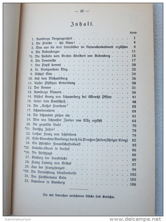 Eduard Diener "Aus Bambergs Verklungenen Tagen" Faksimile Der Ausgabe Von 1922 - Otros & Sin Clasificación