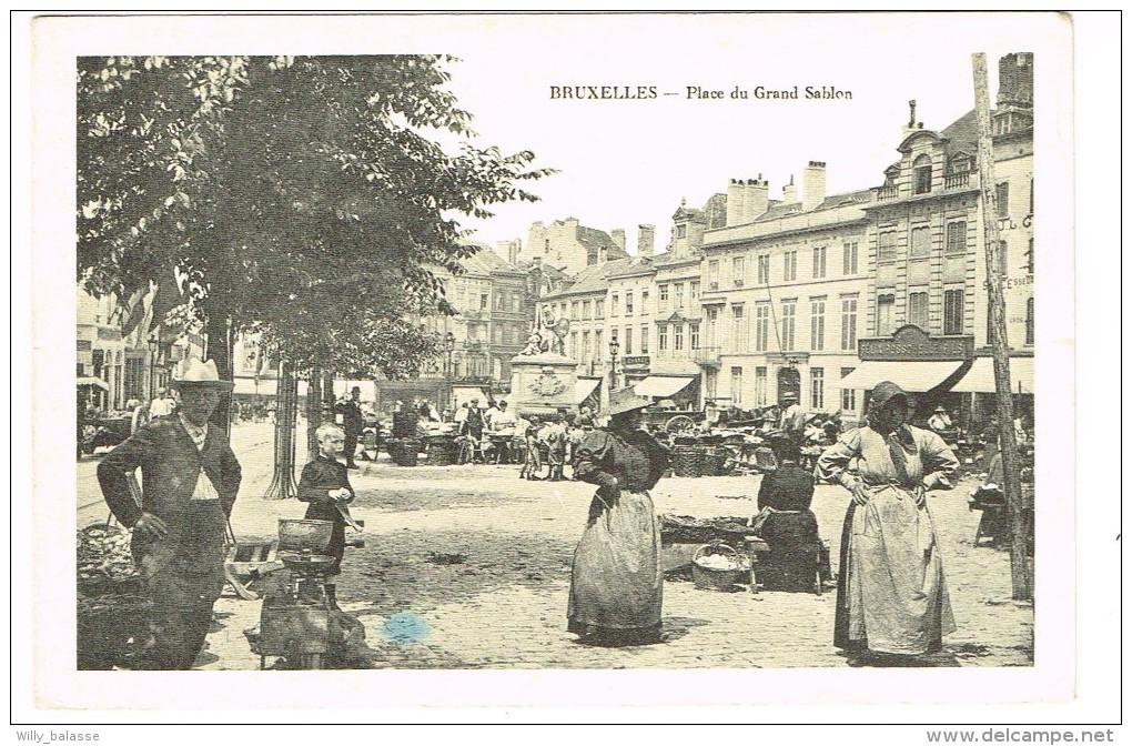 "Bruxelles - Place Du Grand Sablon" - Places, Squares