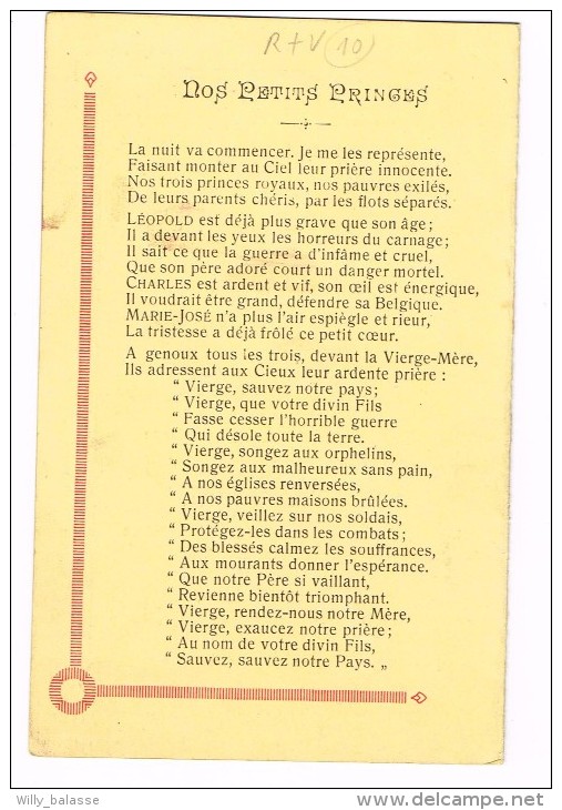 "A Notre Reine Bien Aimée Elisabeth De Belgique" - Personnages Célèbres