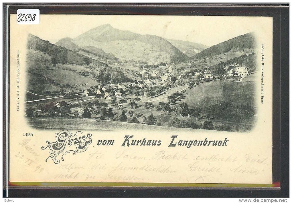 KURHAUS LANGENBRUCK - TB - Langenbruck