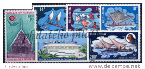 -Wallis & Futuna Année Complète 1972 - Años Completos