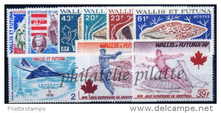 -Wallis & Futuna Année Complète 1976 - Full Years