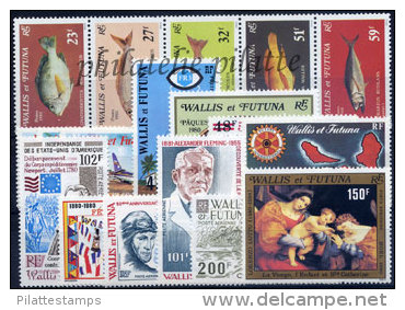 -Wallis & Futuna Année Complète 1980 - Volledig Jaar