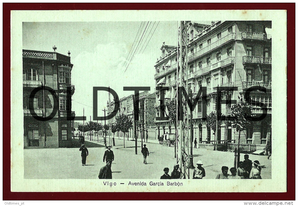 VIGO - AVENIDA GARCIA BARBON - 1910 PC - Pontevedra