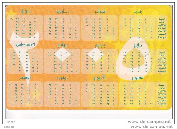 Egypy, EGY-M-69a, 2005 Calendar Matt, 2 Scans. - Egypte