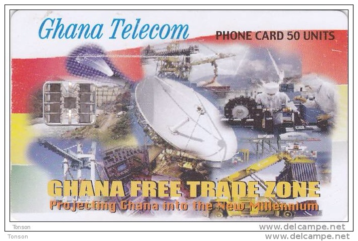 Ghana, GHA-C-17 /06.02, Free Trade Zone, 2 Scans. - Ghana