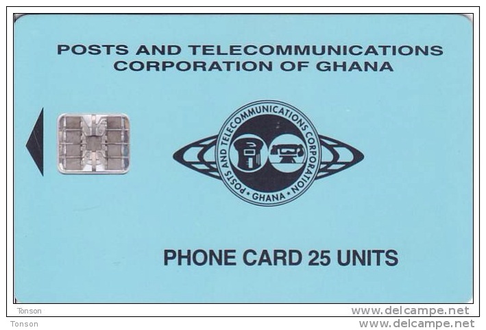 Ghana, GHA-C-04 /10.96, Small Logo, 2 Scans. - Ghana