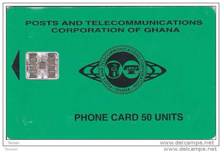 Ghana, GHA-C-05 / 10.96, Small Logo, 2 Scans. - Ghana