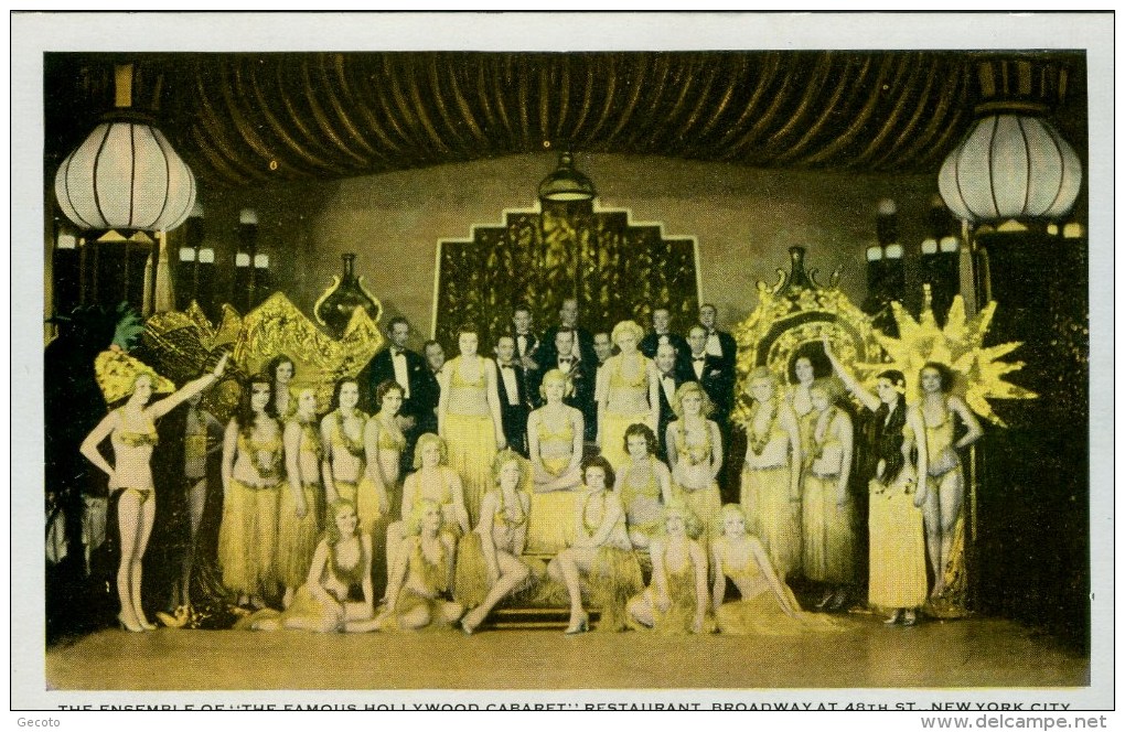 The Ensemble Of "the Famous Hollywood Cabaret " 48 Th St. - Broadway