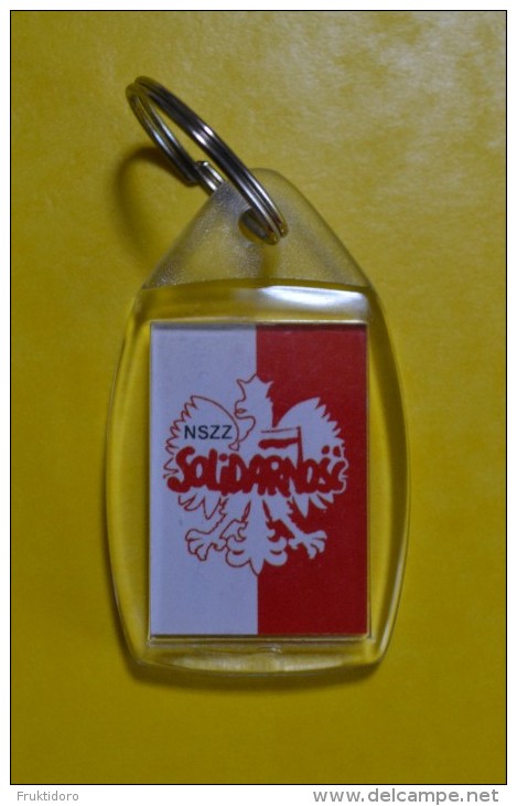 Porte-clefs - Keychain - Keyring - Sleutelhanger - Llavero  Poland - Solidarnosc - Sleutelhangers