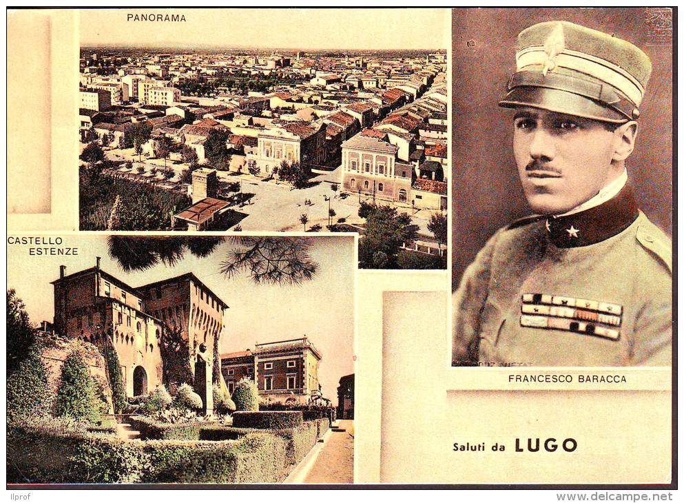 Francesco Baracca  Eroe Aviatore 1915-18 + Vedute Di Lugo - Guerre 1914-18