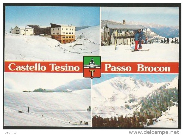 PASSO BROCON Castello Tesino Albergo DA S'CIOPPO Monte Agaro Trento 1988 - Trento