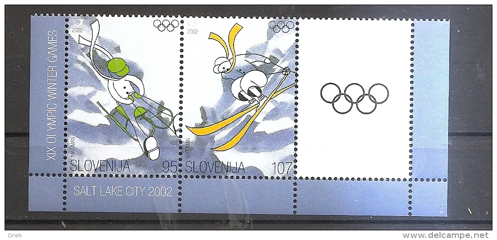 SLOVENIA 2002,OLYMPIC GAMES,MNH - Hiver 2002: Salt Lake City