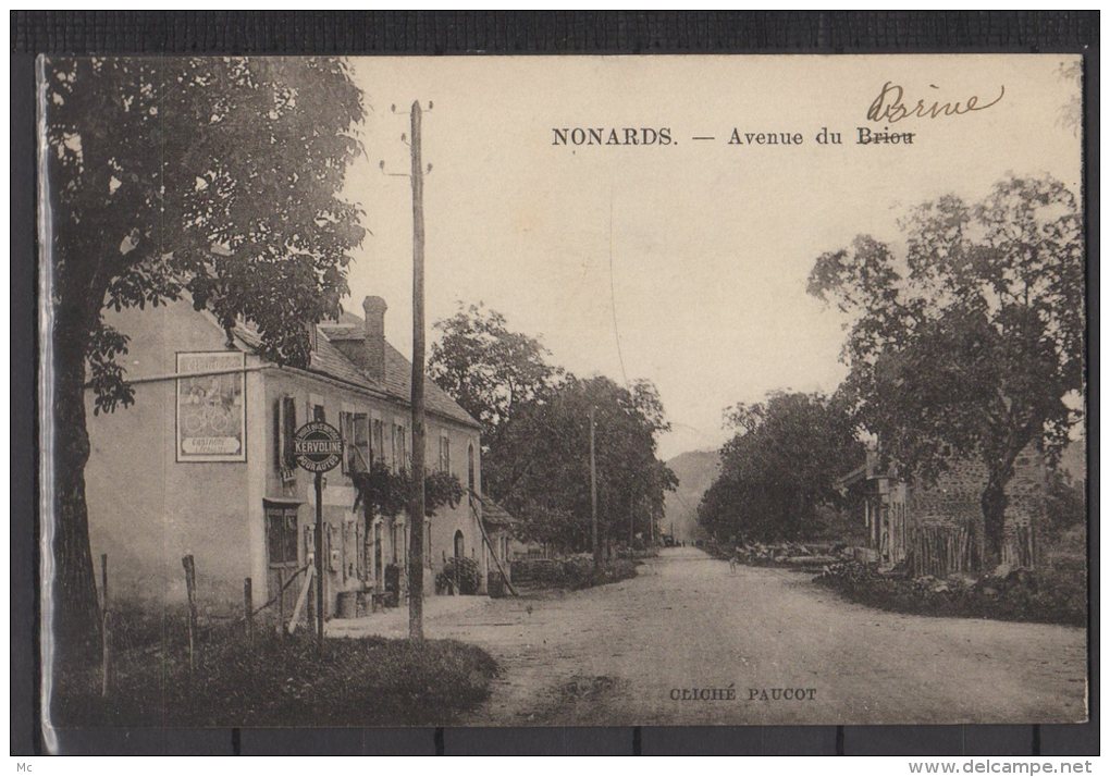 19 - Nonards - Avenue De Brive ( Erreur " Du Briou " ) - Other & Unclassified