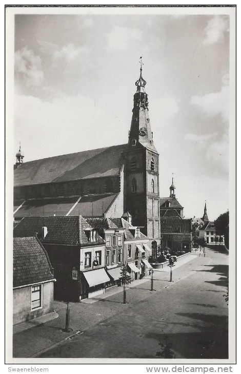 NL.- Ansichtkaart - Weesp. St. Laurenskerk. 2 Scans - Weesp