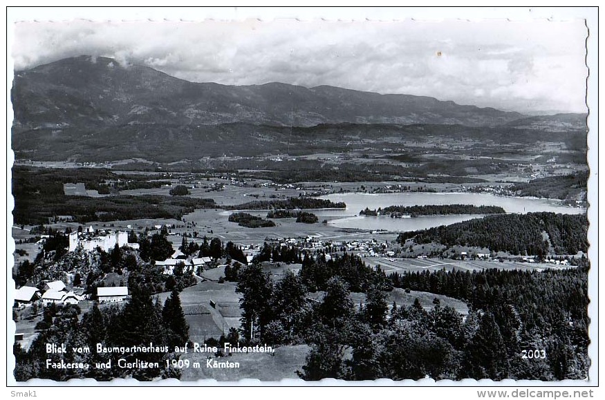 AK KÄRNTEN FAAKERSEE UND GERLITZEN  VERLAG : WIEN,OLD POSTCARD - Faakersee-Orte