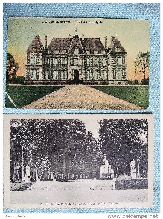 CHATEAU DE SCEAUX / JOLI LOT DE 18 CARTES / TOUTES LES PHOTOS - Sceaux