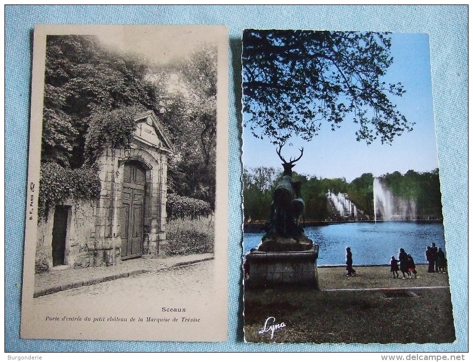 CHATEAU DE SCEAUX / JOLI LOT DE 18 CARTES / TOUTES LES PHOTOS - Sceaux