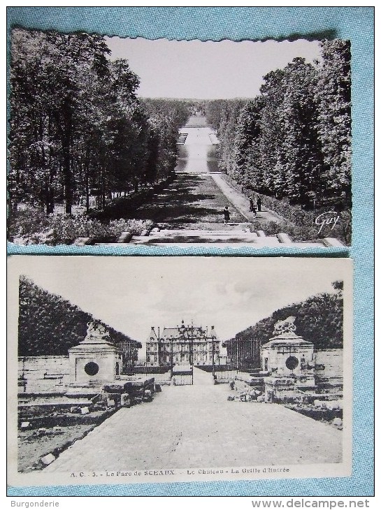 CHATEAU DE SCEAUX / JOLI LOT DE 18 CARTES / TOUTES LES PHOTOS