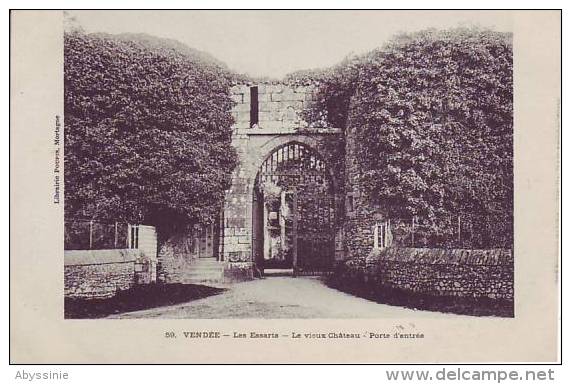 85 LES ESSARTS - (1900) Le Vieux Château - Porte D´entrée - Nr 59 Poupin - D8 36 - Les Essarts