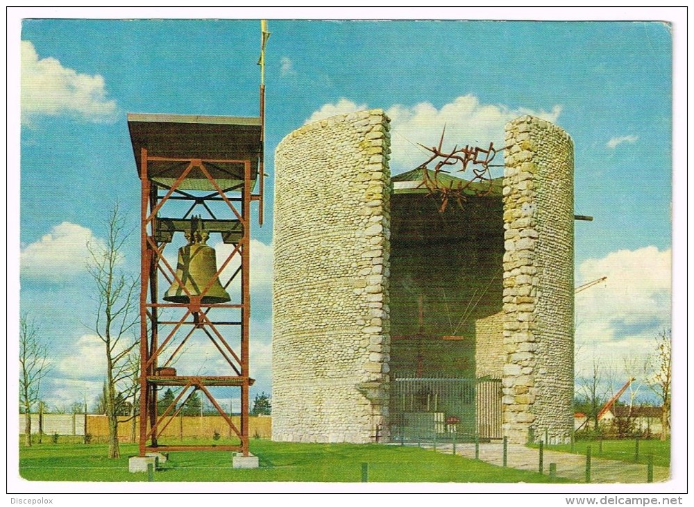 M1032 Konzentrationslager Dachau - Mahn Und Suhnekapelle / Viaggiata 1968 - Dachau