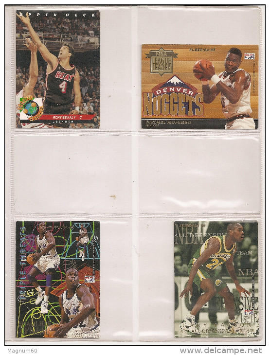 LOT DE 38 CARTES BASKETBALL