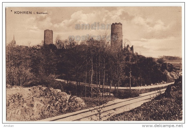 GERMANY - AK Kohren In Sachsen - Railway Tracks - C1910s Vintage Unused Postcard [7181] - Kohren-Sahlis