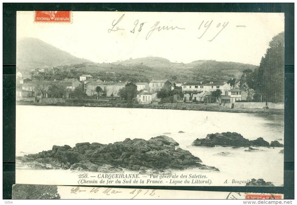 N°  250  -  Carqueiranne  - Vue Générale Des Salette ( Chemin De Fer Du Sud De La France - Ligne Du Littoral  Daq 17 - Carqueiranne