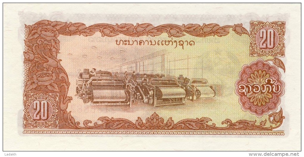 BILLET # LAOS # REPUBLIQUE DEMOCRATIQUE DU LAOS # 20 KIP # 1979  # PICK 28 # NEUF # - Laos