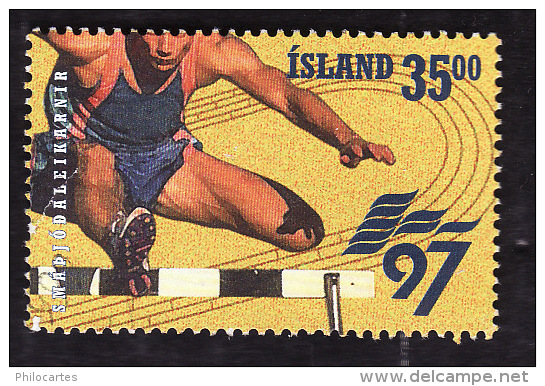 ISLANDE 1997  -  YT  823   -  Jeux -  Oblitéré - Usati