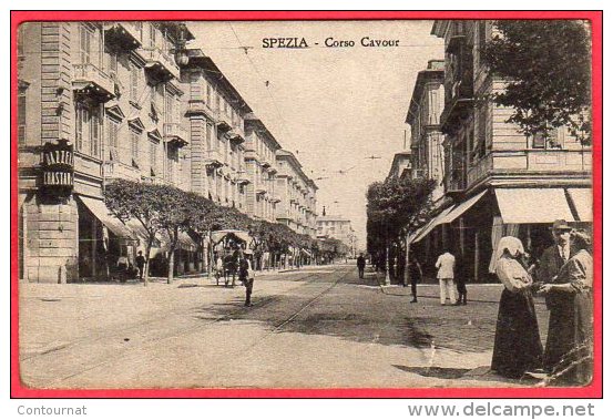 CPA ITALIE LIGURIE LA SPEZIA Corso Cavour - La Spezia