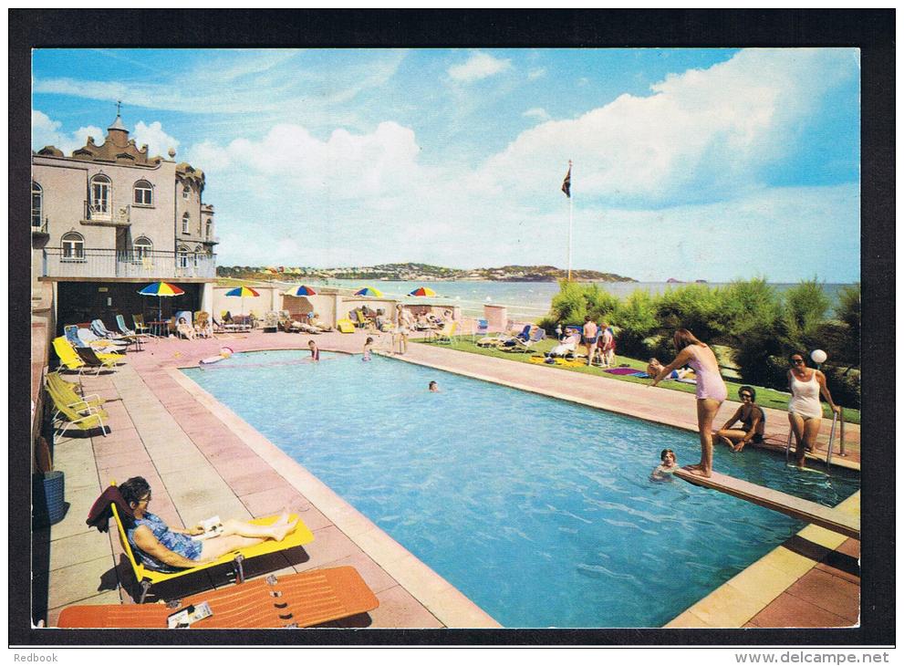 RB 974 - Postcard - Redcliffe Hotel &amp; Swimming Pool - Paignton Devon - Paignton