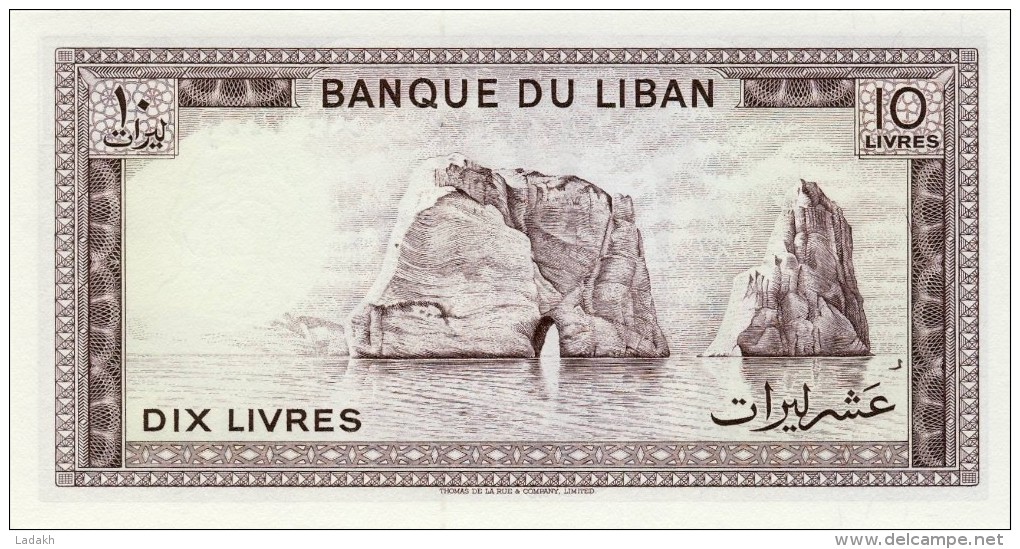 BILLET # LIBAN  # 10 LIVRES # 1964/86  # PICK 63 # NEUF # - Liban