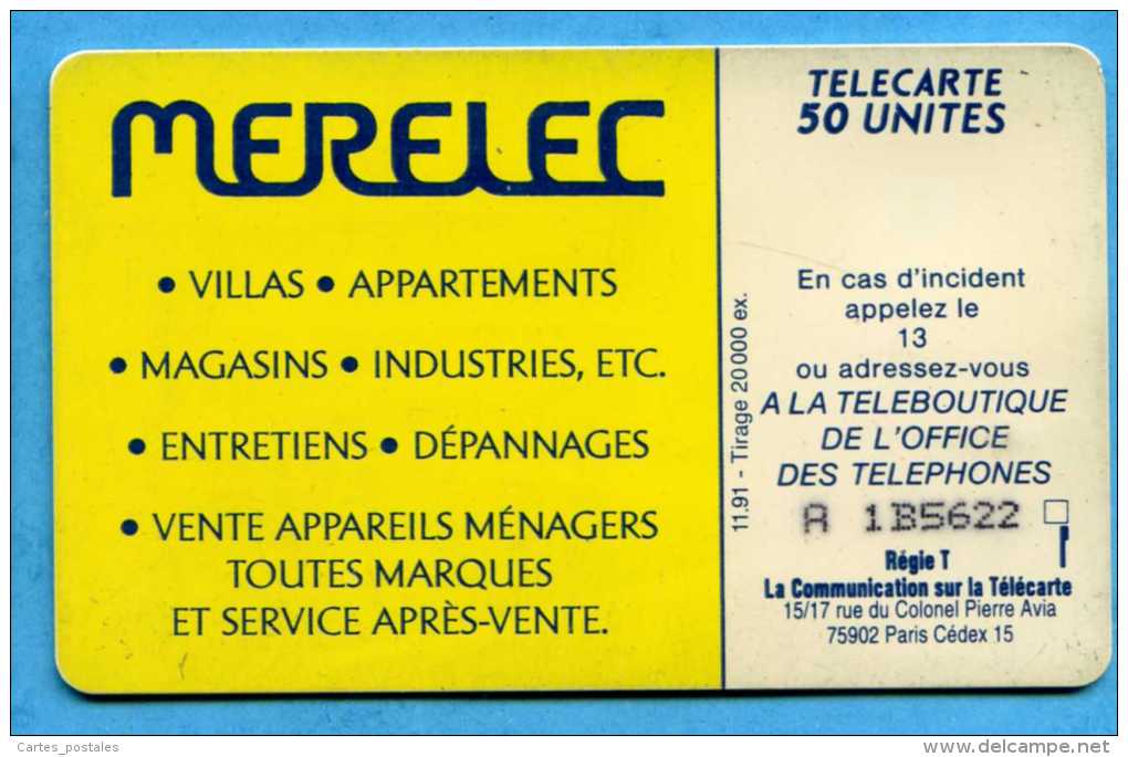 Telecarte MERELEC  Monaco - Monace