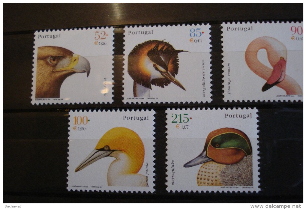 Portugal - Têtes D´oiseaux - Année 2000 - Y.T. 2400/2404 - Neufs (**) Mint (MNH) - Neufs