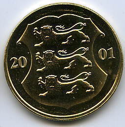 Estonie Estonia 1 Kroon 2001 UNC KM 35 - Estonie