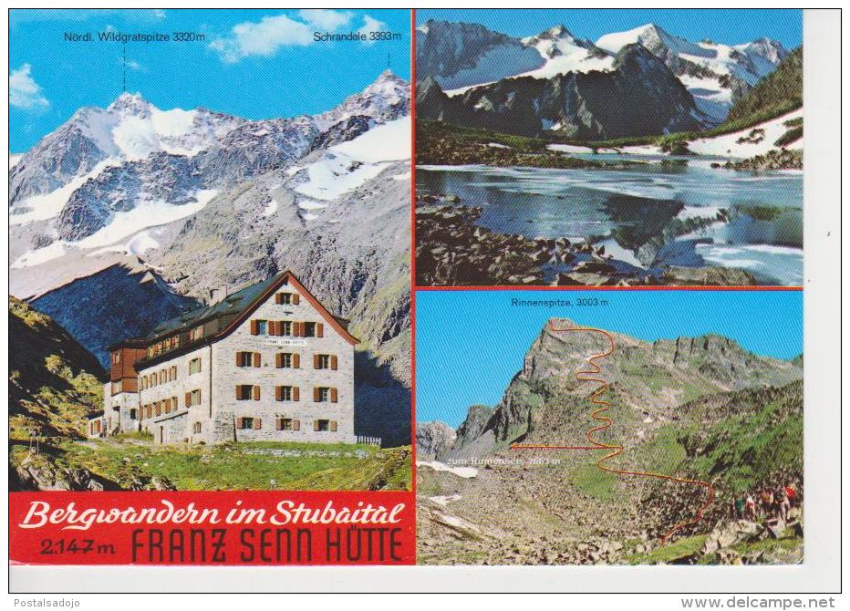 (OS1048) NEUSTIFT. FRANZ SENN HUTTE IM STUBAITAL. - Neustift Im Stubaital