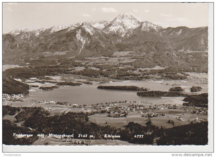 (OS1062) FAAKERSEE MIT MITTAGSKOGEL - Faakersee-Orte