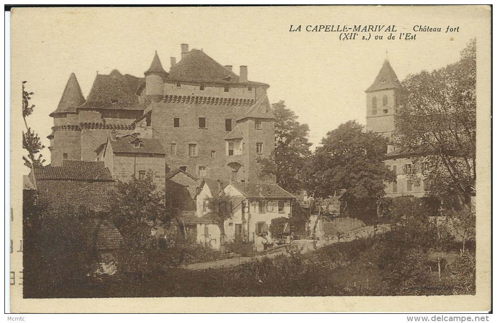 CPA - La Capelle-Marival : Château Fort Vu De L´Est - Lacapelle Marival