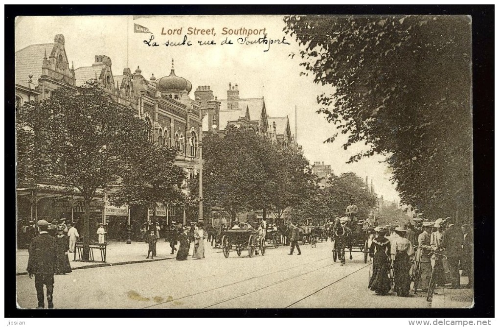 Cpa Du Royaume Uni Angleterre Lord Street Southport    FEV8 - Southport