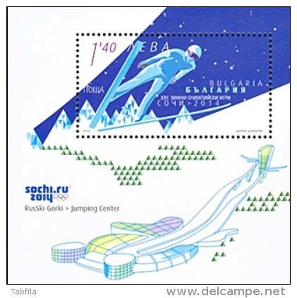 BULGARIA \ BULGARIE - 2014 - Jeuxs Olimpique D'Hiver Sochi - Bl** - Winter 2014: Sochi