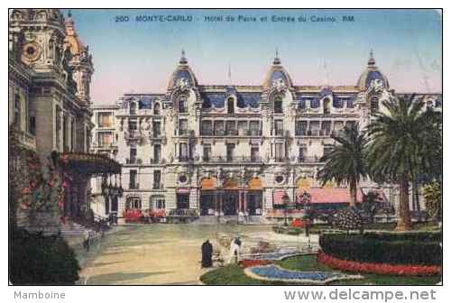 MONACO   Le CASINO Et Hotel De Paris - Casinò