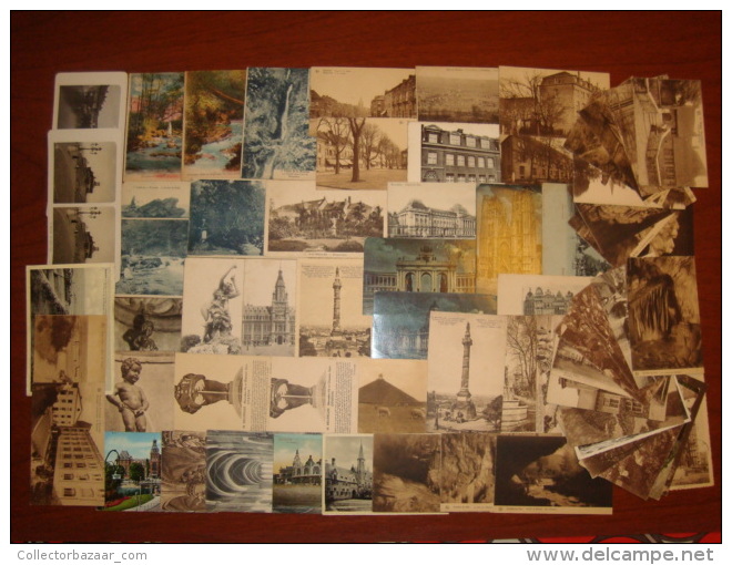 Belgium Belgique Carte Postale Collection Lot Of 64 Vintage  Ca1900 Original Postcard Cpa Ak (WL3_04) - Collections & Lots