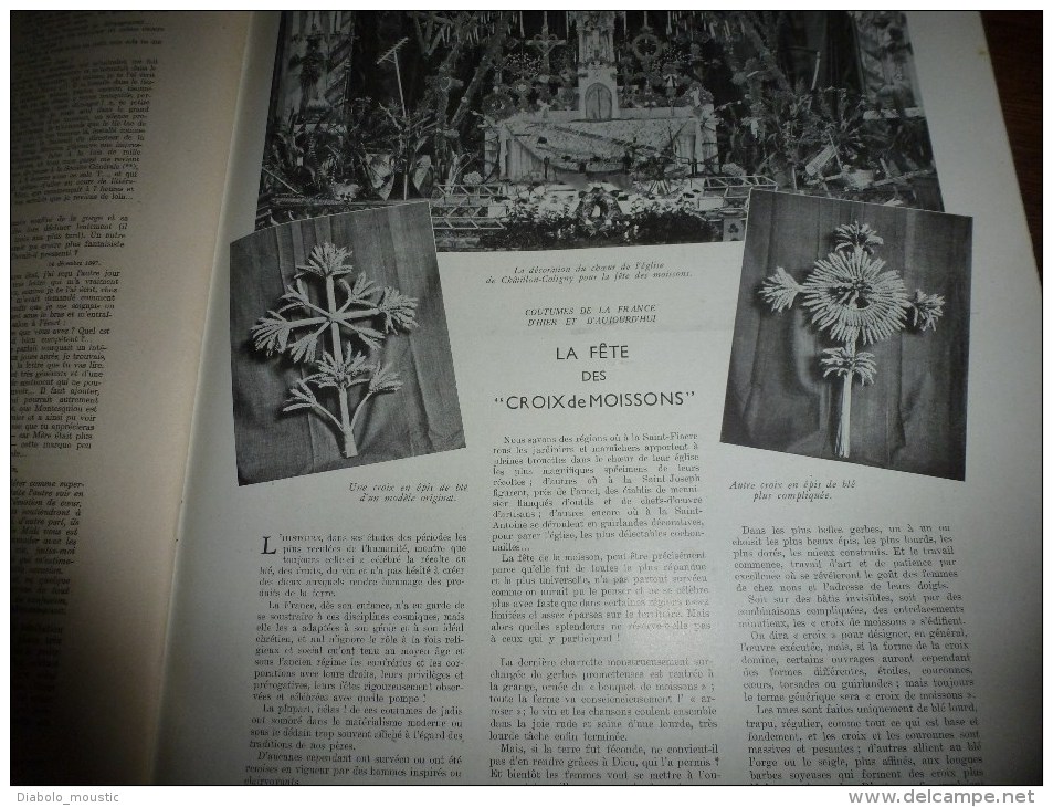 1941 URSS-LITUANIE; Blessures de Pierre LAVAL suite de l'attentat ; Le jeu du DIAMINO ; La fête des CROIX de MOISSONS