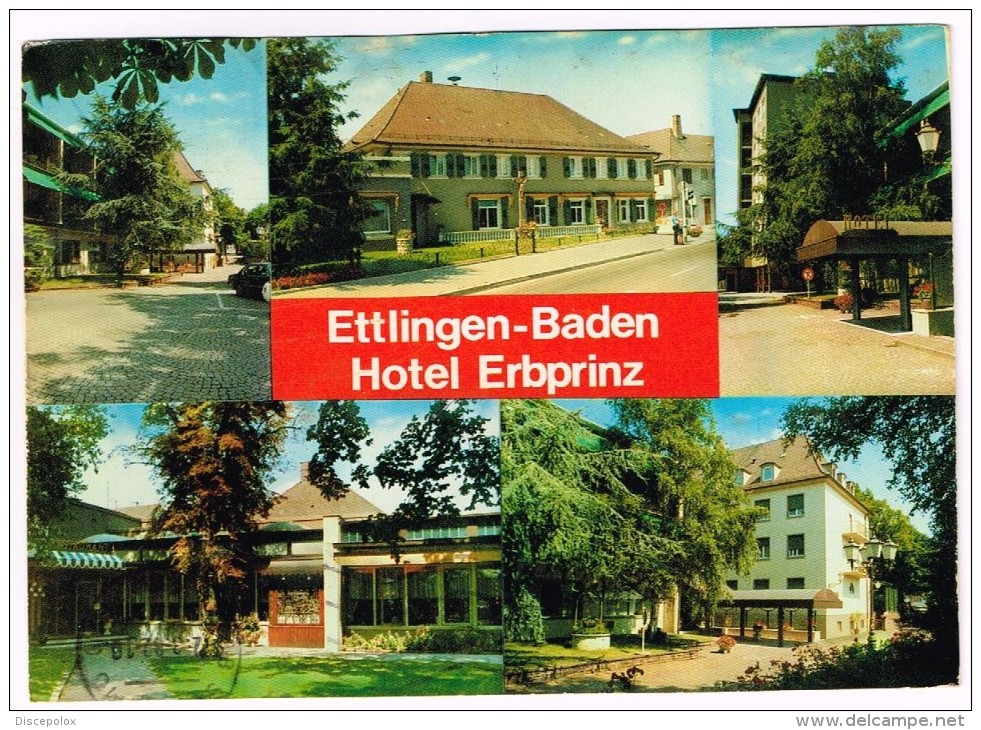 M1060 Ettlingen - Hotel Erbprinz / Viaggiata 1982 - Ettlingen
