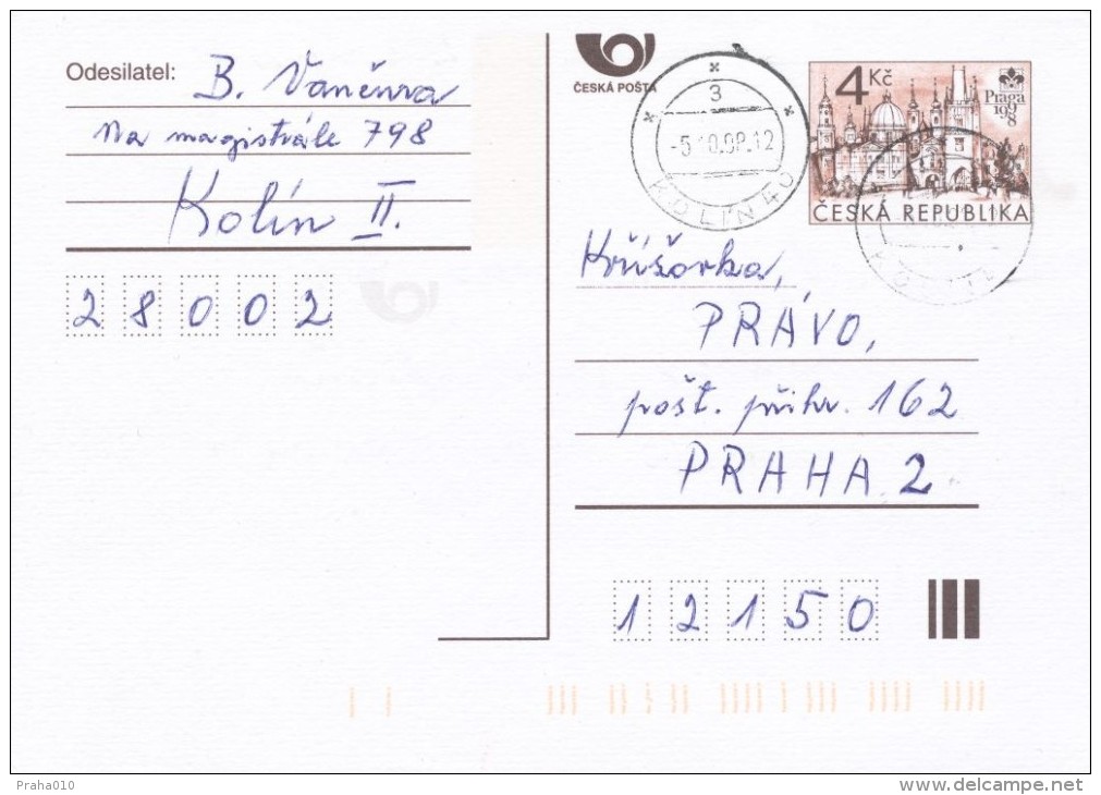 I0018 - Czech Rep. (1998) Postal Agencies KOLIN 40 - Covers & Documents