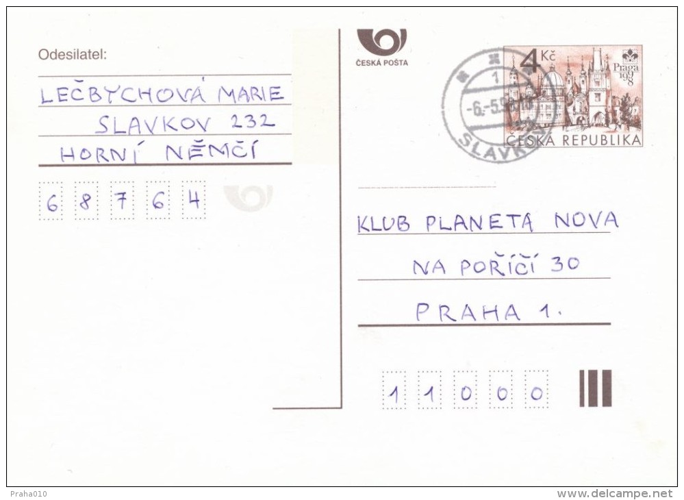 I0019 - Czech Rep. (1998) Postal Agencies SLAVKOV - Covers & Documents