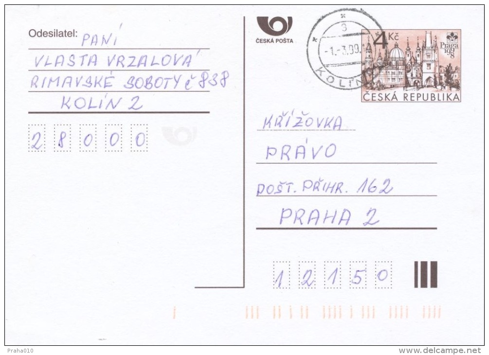 I0021 - Czech Rep. (1999) Postal Agencies KOLIN 40 - Covers & Documents