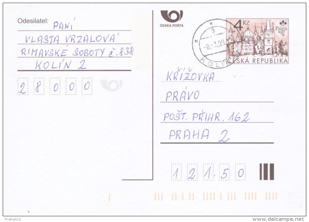 I0023 - Czech Rep. (1999) Postal Agencies KOLIN 40 - Covers & Documents