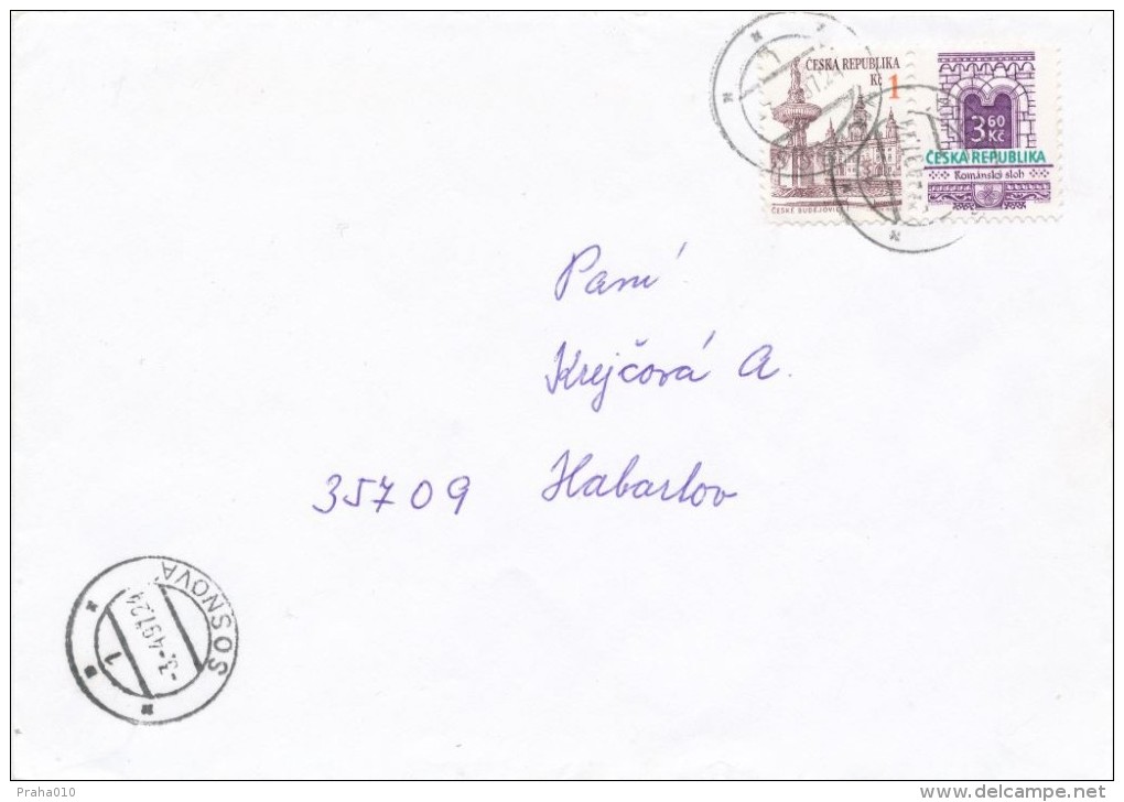 I0025 - Czech Rep. (1997) Postal Agencies SOSNOVA - Covers & Documents